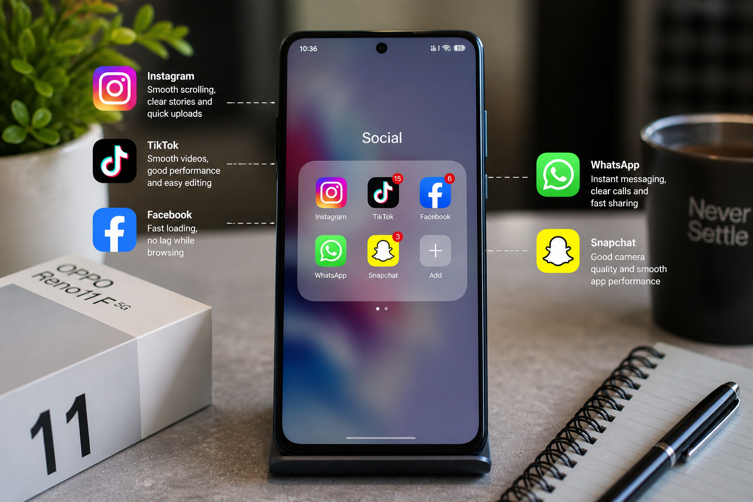 My Experience Using Oppo Reno 11F for Social Media